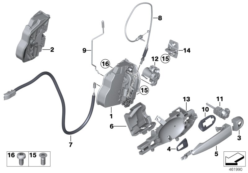 BMW 51217202149 - Serratura sport. www.autoricambit.com