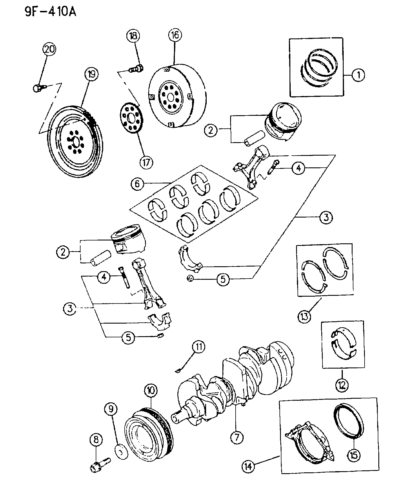 Mitsubishi MD18 6094 - Paraolio, Albero a gomiti www.autoricambit.com