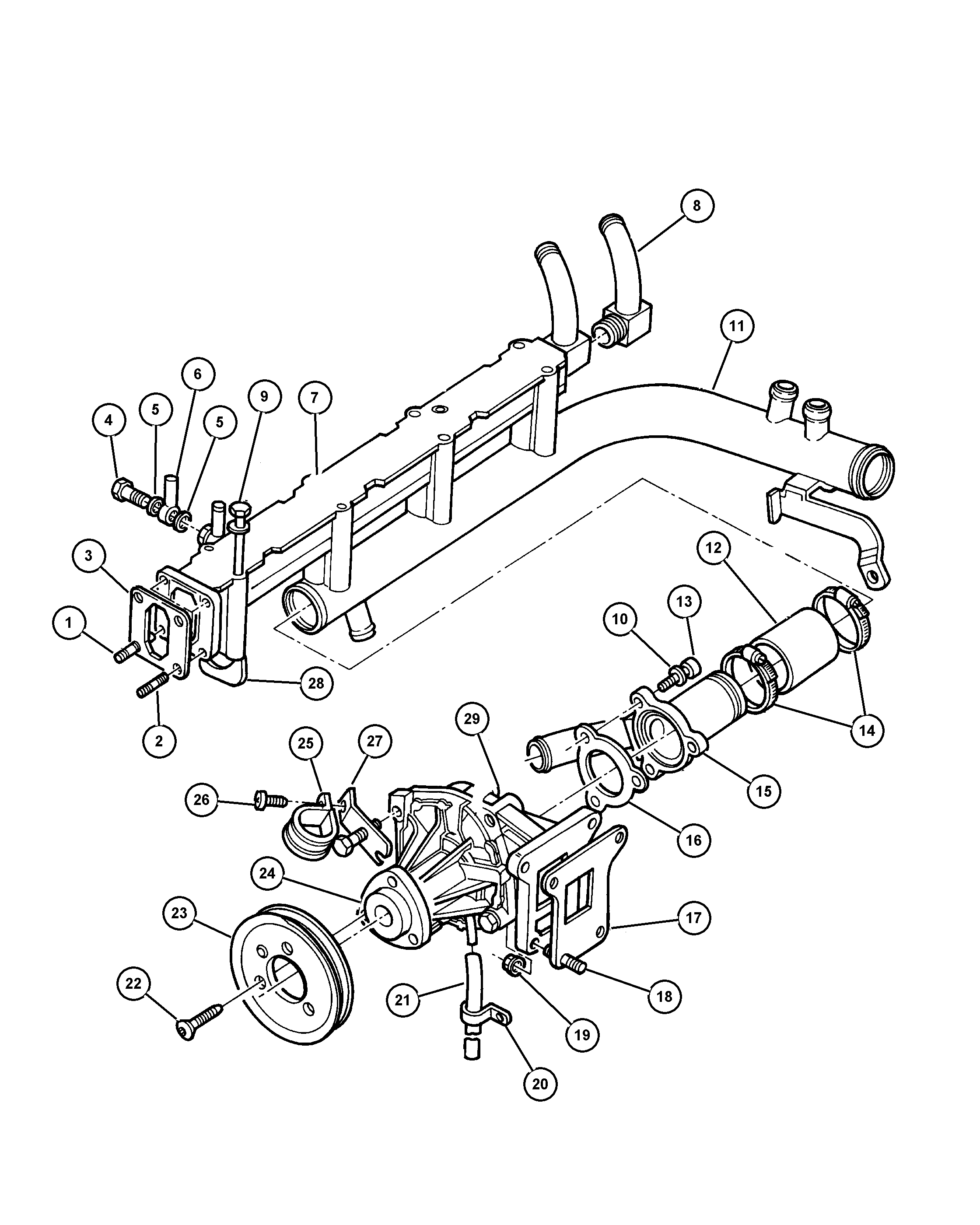 Opel 486 4566 - Pompa acqua www.autoricambit.com