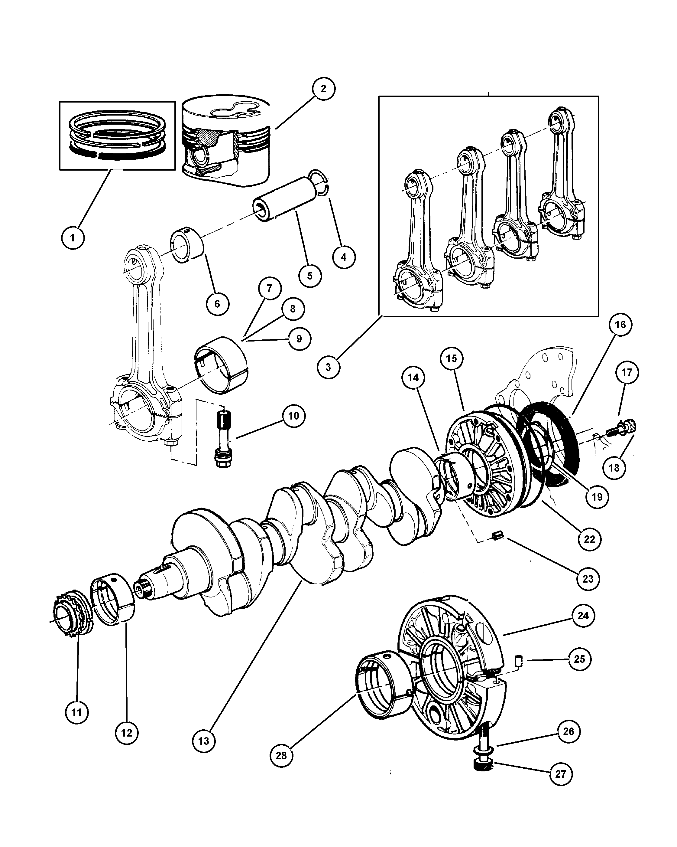 Jeep 5010 817AA - Paraolio, Albero a gomiti www.autoricambit.com