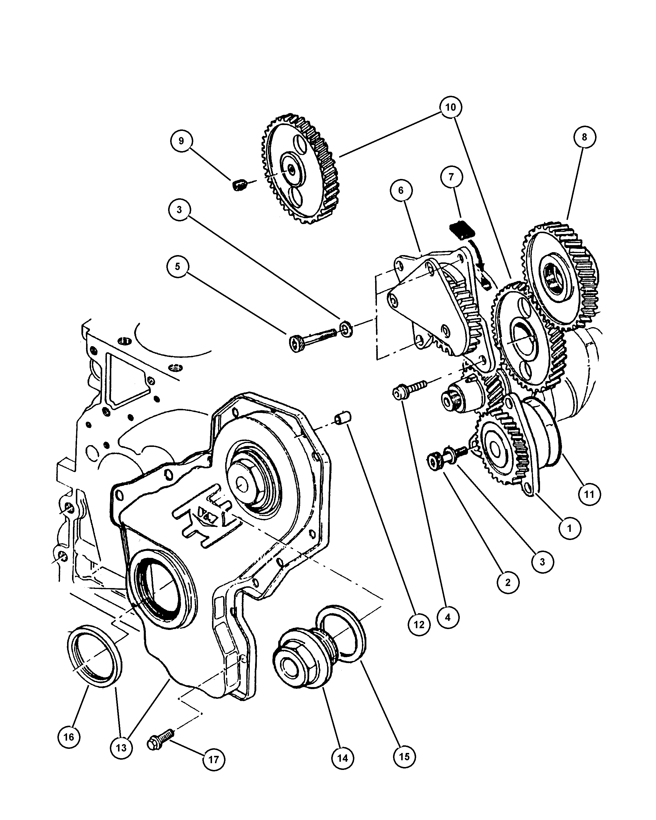 Jeep 5010 856AA - Paraolio, Albero a gomiti www.autoricambit.com