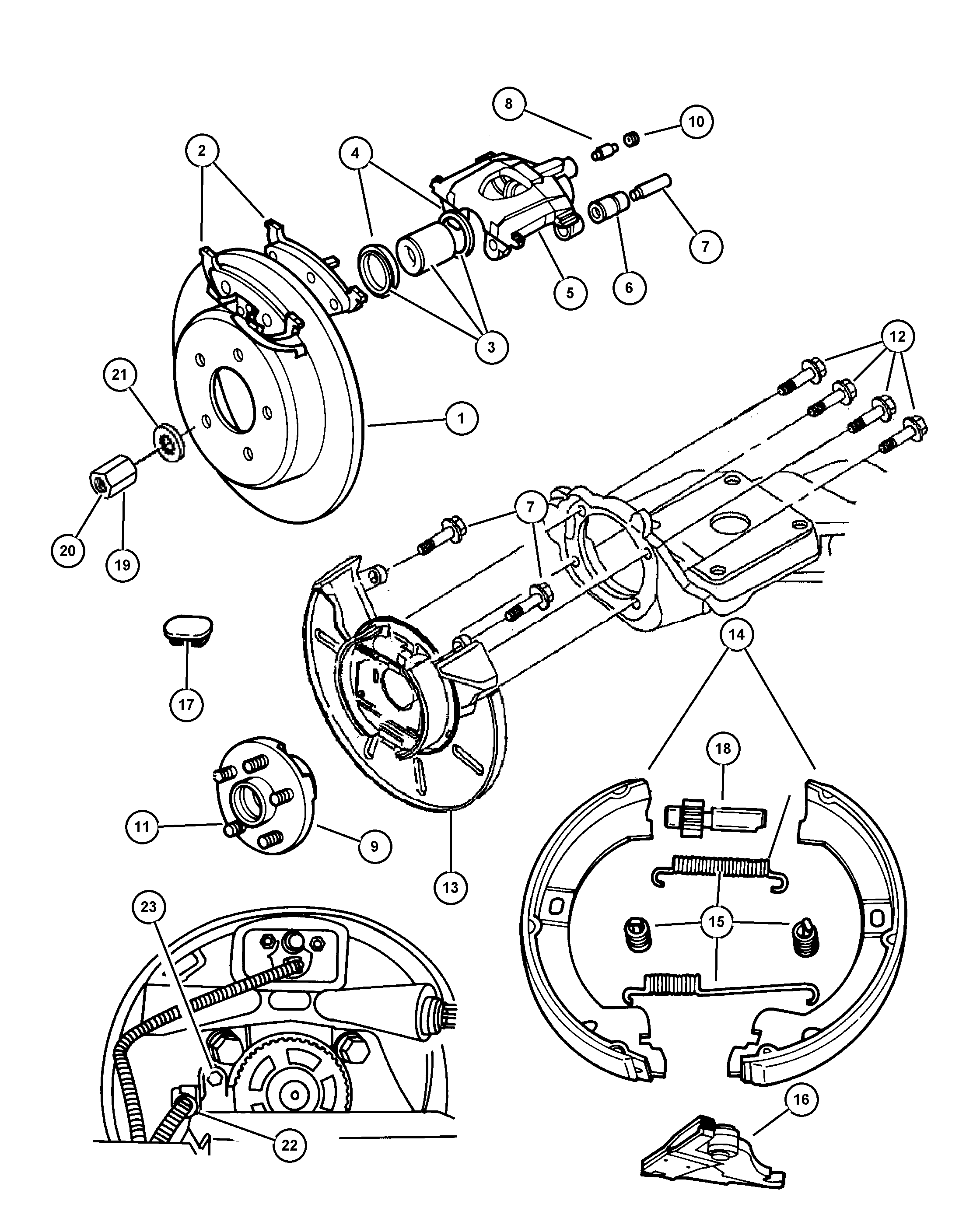 Jeep 5071 948AA - Kit pastiglie freno, Freno a disco www.autoricambit.com