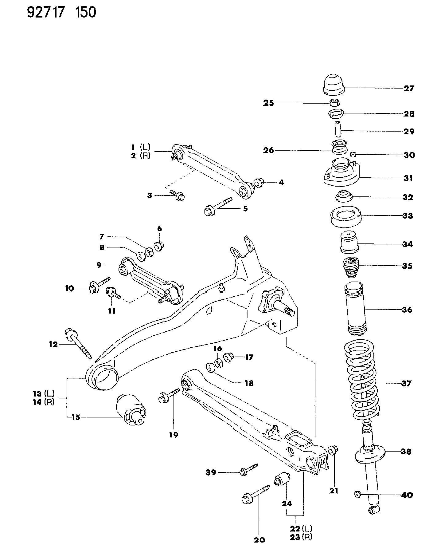 Volvo MB80 9239 - BUSHING, REAR LOWER ARM (UP TO 6-3-92) www.autoricambit.com