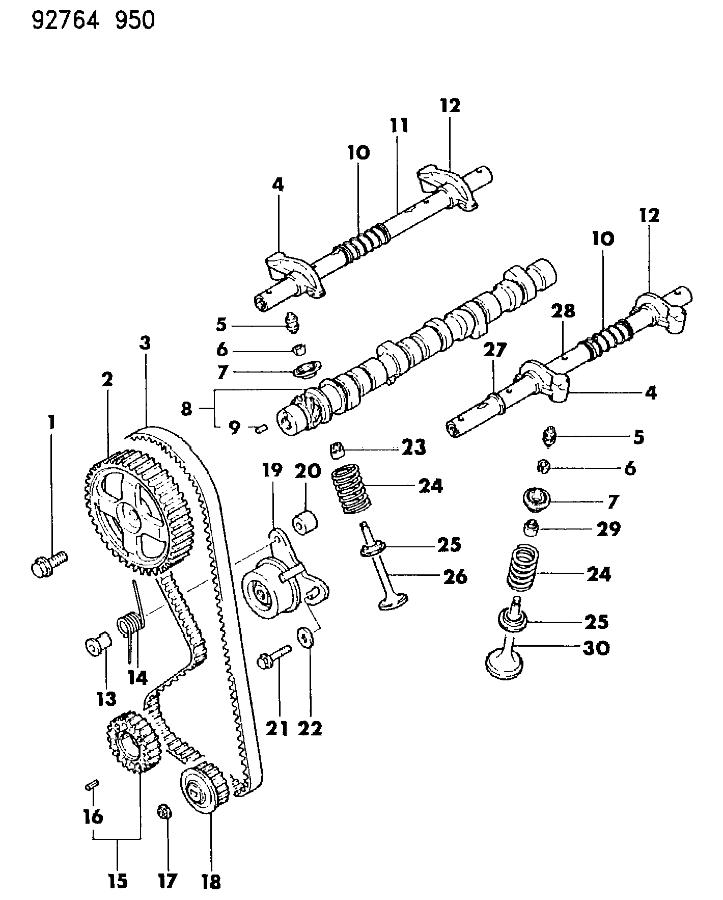 Mitsubishi MD18 9522 - Cinghia dentata www.autoricambit.com