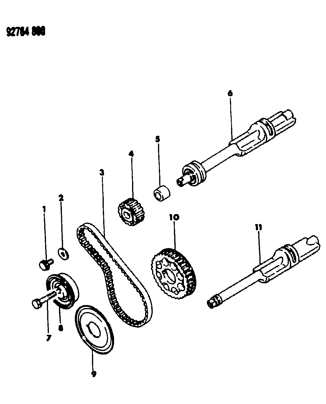 Mitsubishi MD12 8765 - Rullo tenditore, Cinghia dentata www.autoricambit.com