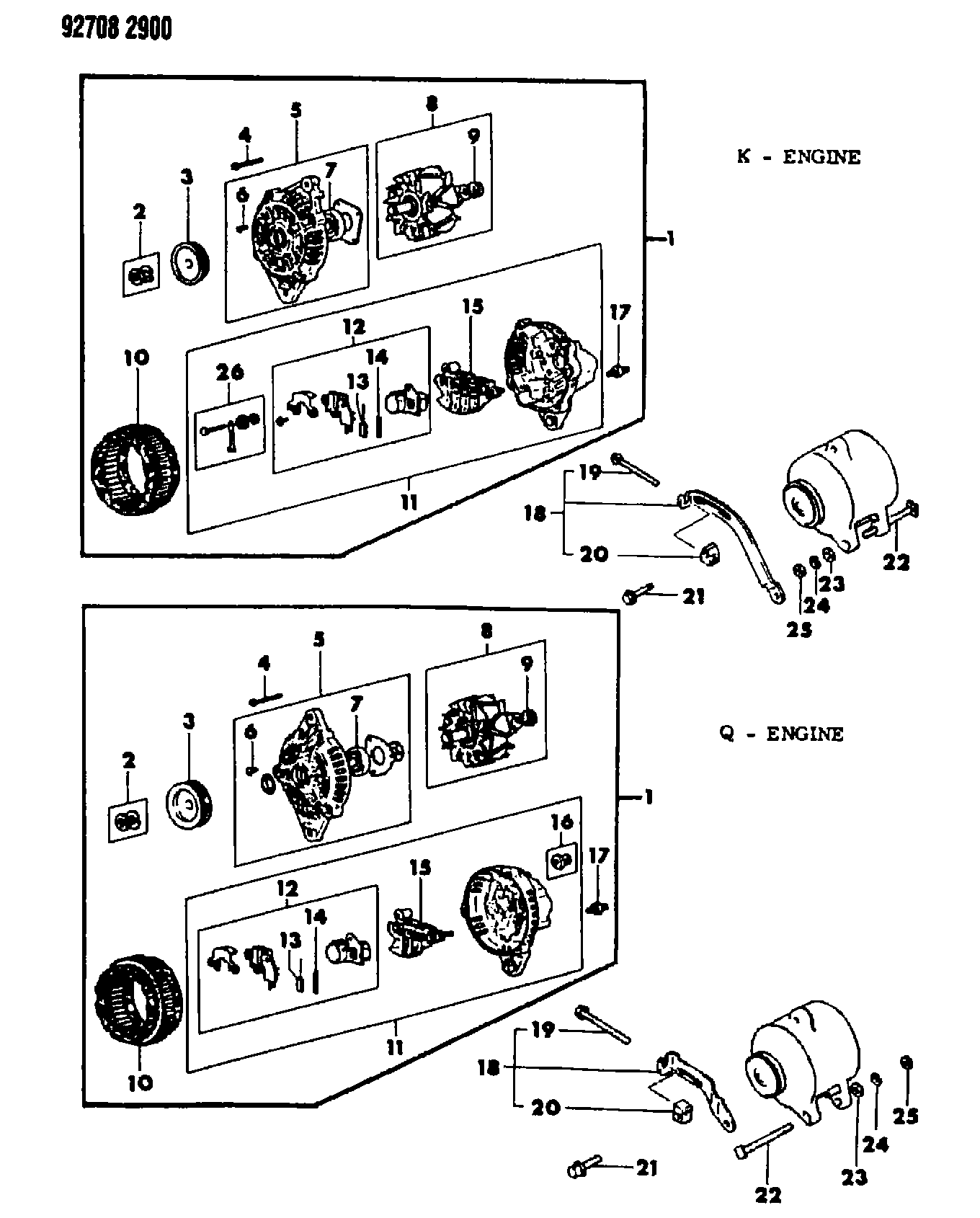 Mitsubishi MD 189659 - Alternatore www.autoricambit.com