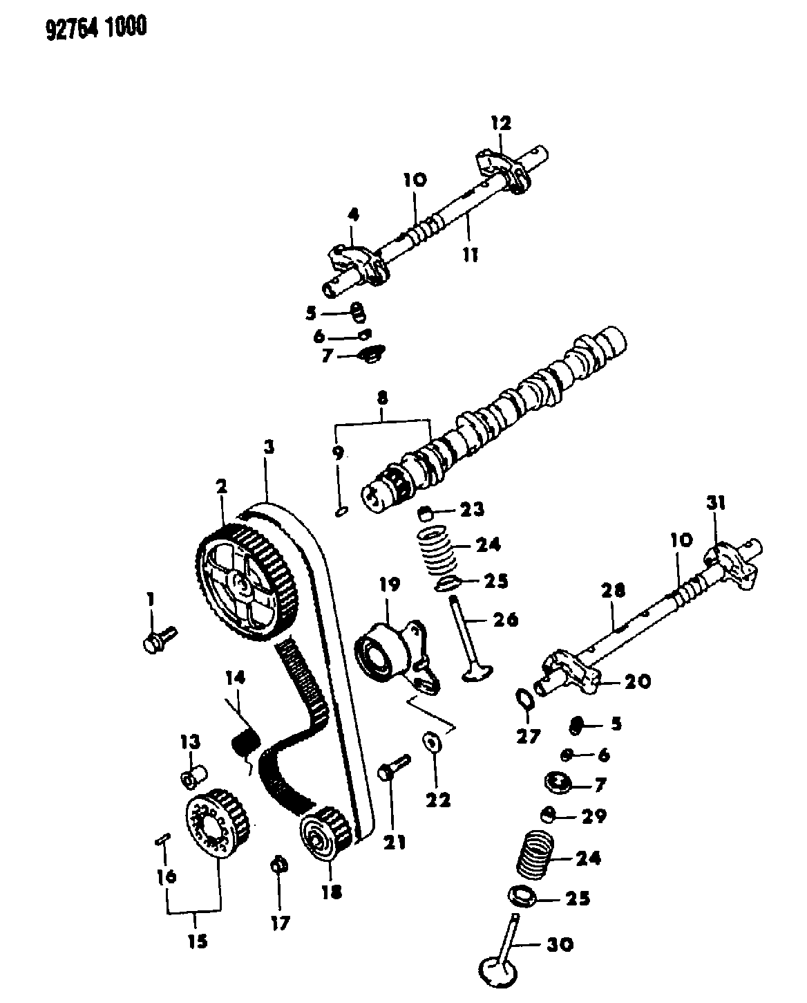 Mitsubishi MD12 9033 - Rullo tenditore, Cinghia dentata www.autoricambit.com