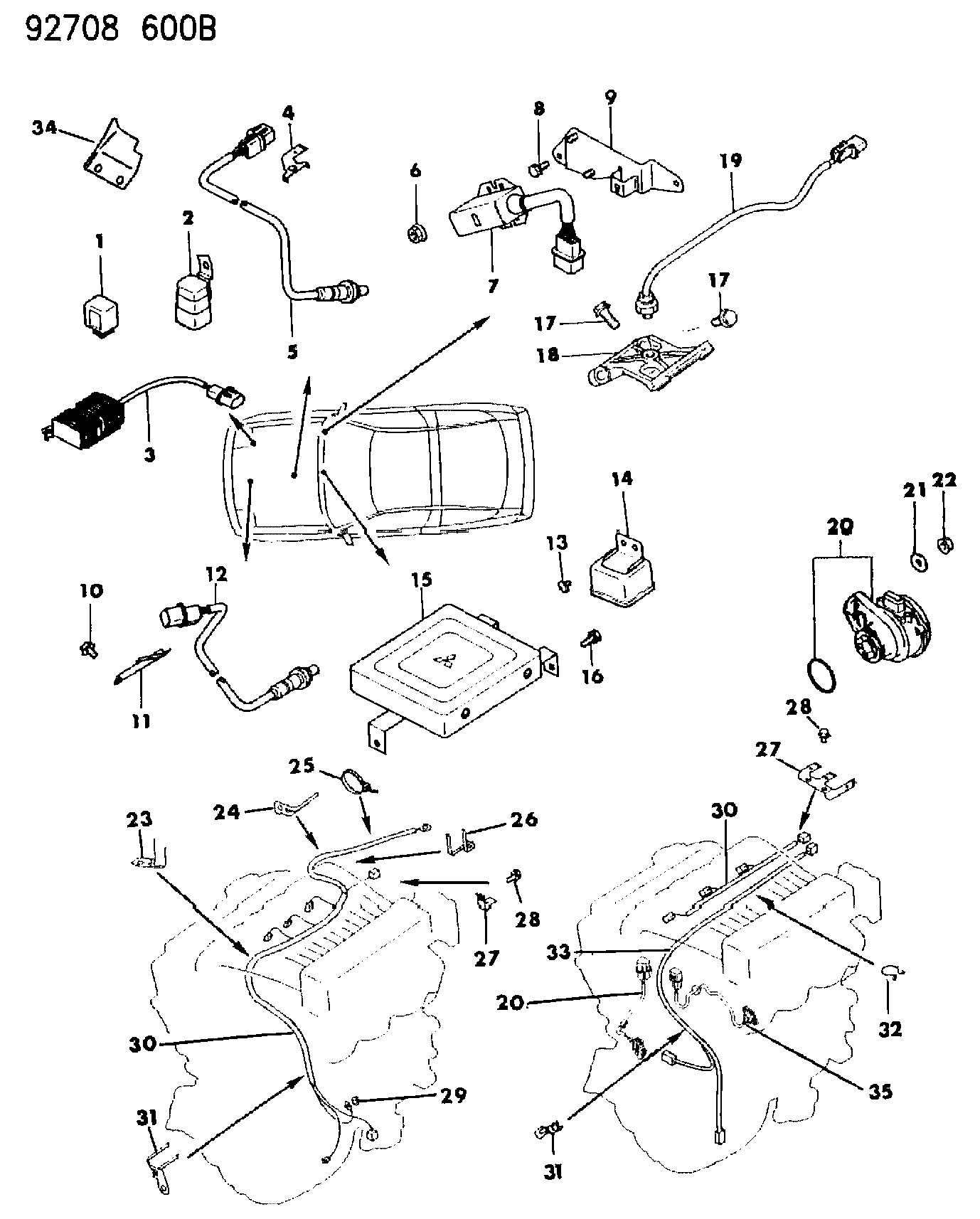 Mitsubishi MD16 4423 - Sonda lambda www.autoricambit.com