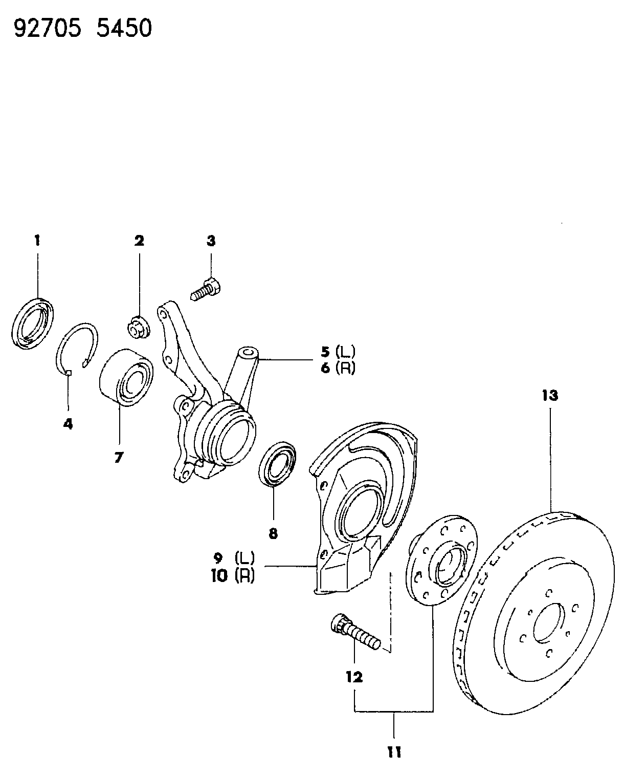 Mitsubishi MB80 8445 - Kit cuscinetto ruota www.autoricambit.com