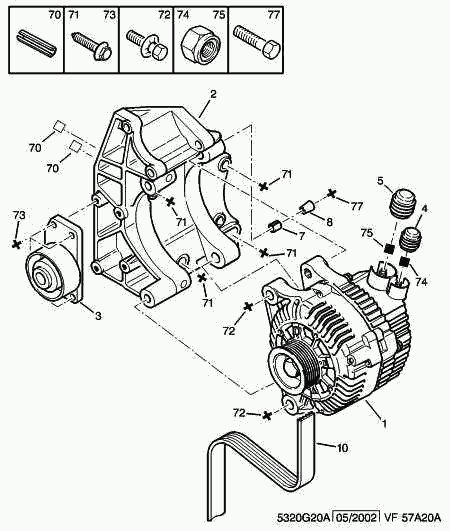 DS (CAPSA) 5751 50 - ALTERNATOR TENSION ROLLER www.autoricambit.com