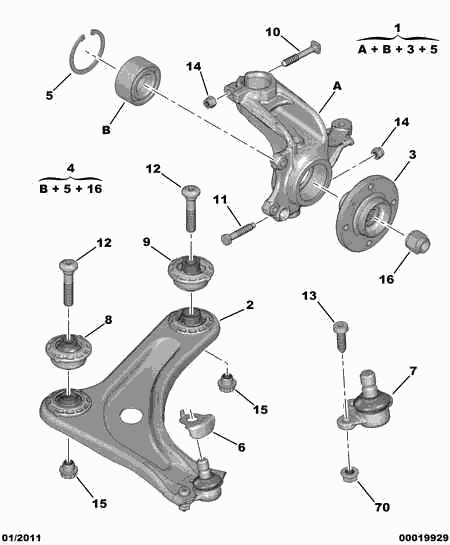 PEUGEOT 3520 T8 - Sospensione a ruote indipendenti www.autoricambit.com