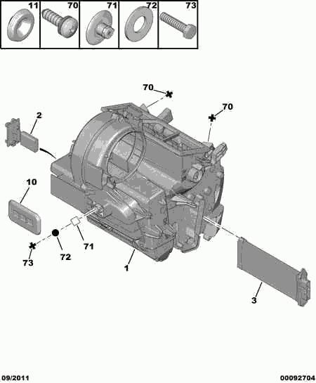 CITROËN/PEUGEOT 6441 Q7 - Resistenza, Ventilatore abitacolo www.autoricambit.com