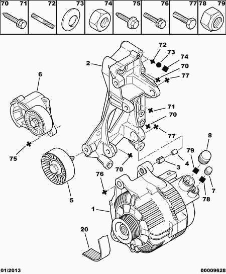 DS (CAPSA) 5750.YA - DRIVE BELT ALTERNATEUR www.autoricambit.com