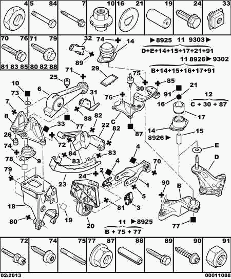 DS 1806 52 - Sospensione, Motore www.autoricambit.com