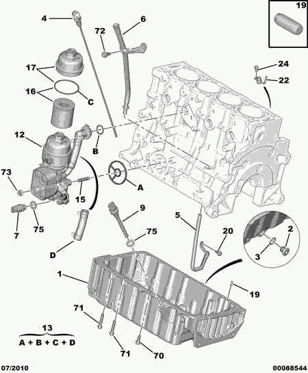 CITROËN 1103 L4 - Flessibile radiatore www.autoricambit.com