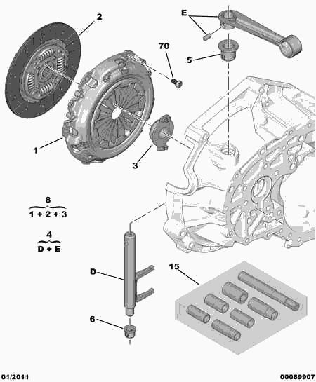 Opel 2004 Y2 - Kit frizione www.autoricambit.com