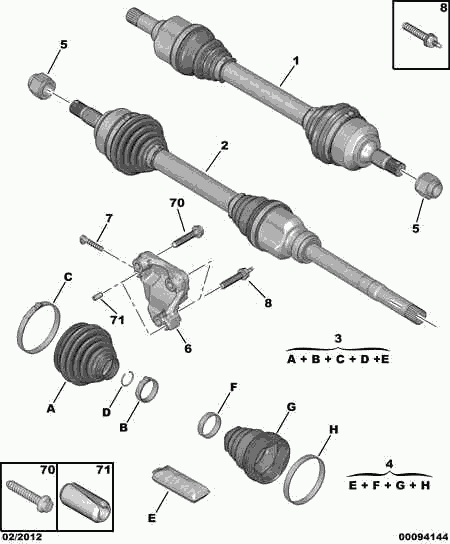 OM 3273.EX - Albero motore/Semiasse www.autoricambit.com