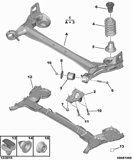 CITROËN 5131.H2 - Supporto, Corpo assiale www.autoricambit.com