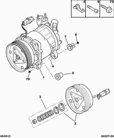 CITROËN/PEUGEOT 6453 RS - Compressore, Climatizzatore www.autoricambit.com