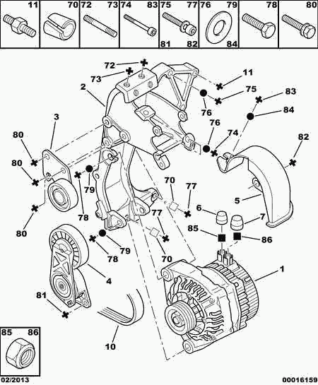 DS (CAPSA) 5750 YZ - DRIVE BELT ALTERNATEUR www.autoricambit.com