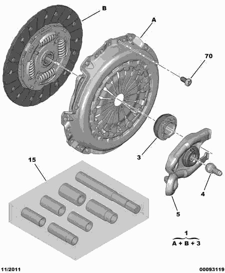 CITROËN 16 078 704 80 - Kit frizione www.autoricambit.com