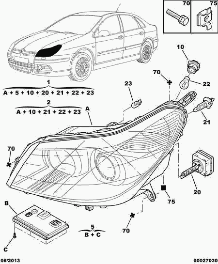 CITROËN/PEUGEOT 6224 F9 - Dispositivo d'accensione, Lampada a scarico di gas www.autoricambit.com