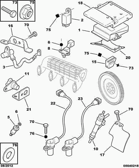 PEUGEOT 1920 CF - Sensor MAP, pressione del collettore di aspirazione www.autoricambit.com