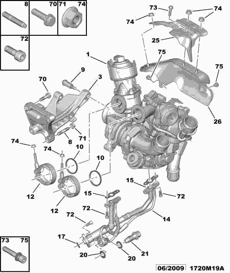 CITROËN/PEUGEOT 0375 N4 - Turbocompressore, Sovralimentazione www.autoricambit.com