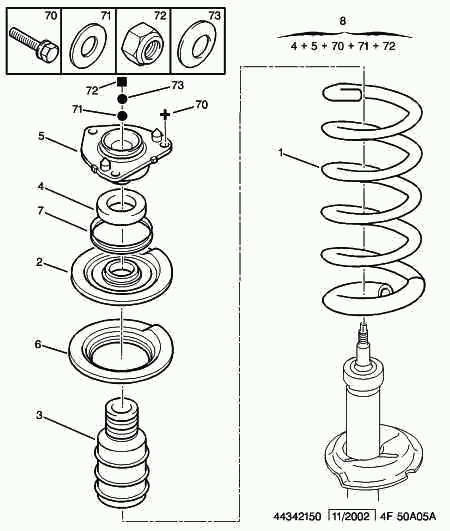 CITROËN 6949-49 - Supporto ammortizzatore a molla www.autoricambit.com