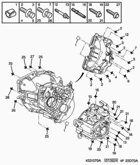 CITROEN 2210 75 - GEAR-BOX HOUSING STUD www.autoricambit.com