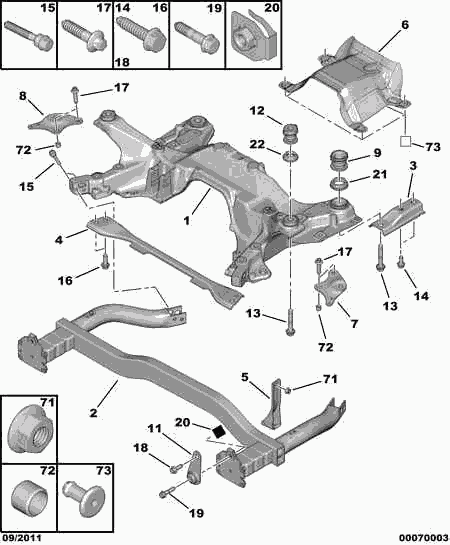 CITROËN 3504 39 - Silent Block, Supporto Braccio Oscillante www.autoricambit.com