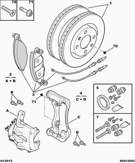 RENAULT 4252 89 - BRAKE PAD KIT FRONT www.autoricambit.com