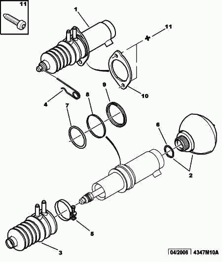 CITROËN 5272.67 - Accumulatore pressione, Sospensione/Ammortizzazione www.autoricambit.com