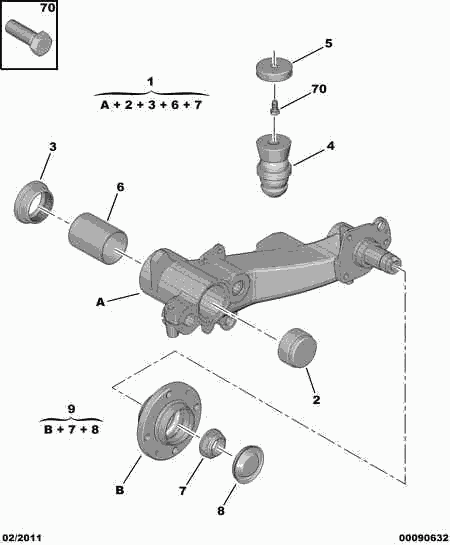 CITROËN/PEUGEOT 3748 88 - Kit cuscinetto ruota www.autoricambit.com