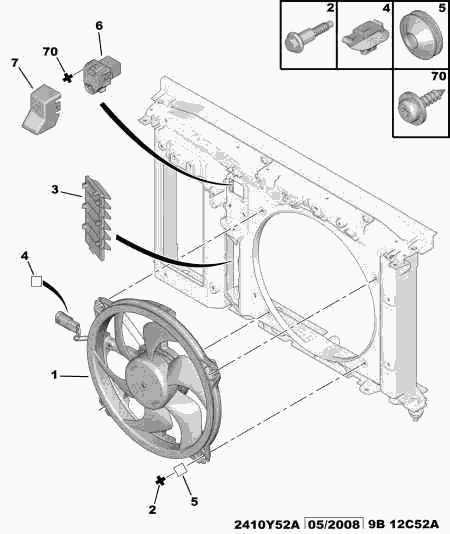 CITROËN 1308 CL - Resistenza, Ventilatore abitacolo www.autoricambit.com