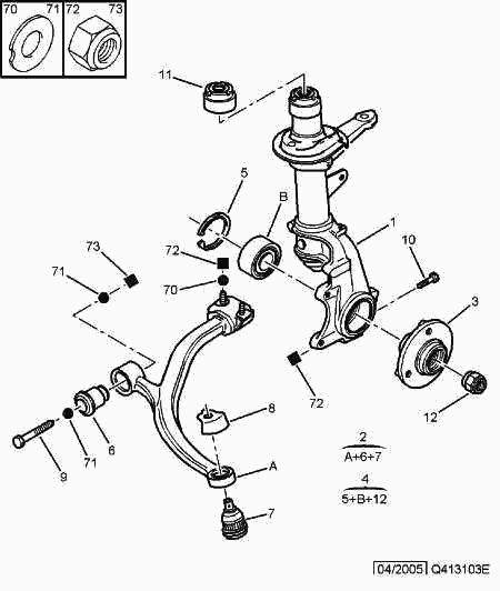 Opel 3 52 352 - Silent Block, Supporto Braccio Oscillante www.autoricambit.com