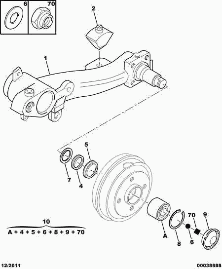 PEUGEOT 3748.39 - Kit cuscinetto ruota www.autoricambit.com