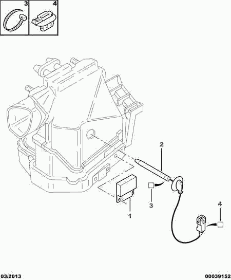 CITROËN 6445-R8 - Sensore, Temperatura abitacolo www.autoricambit.com