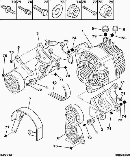 PEUGEOT 5705.S4 - Alternatore www.autoricambit.com