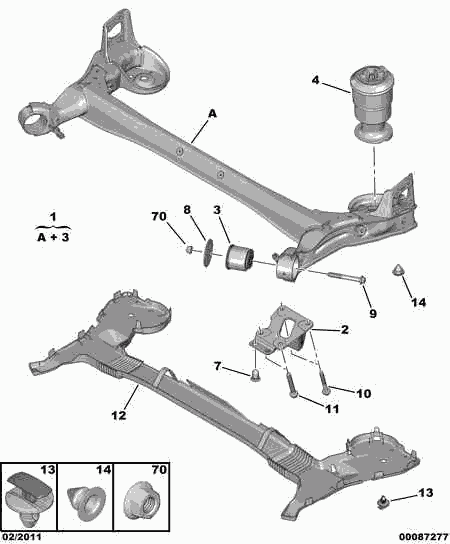 PEUGEOT 5102 R8 - PNEUMATIC REAR SPRING www.autoricambit.com