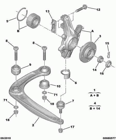 DS 5132.A8 - Dado snodo portante/di guida www.autoricambit.com