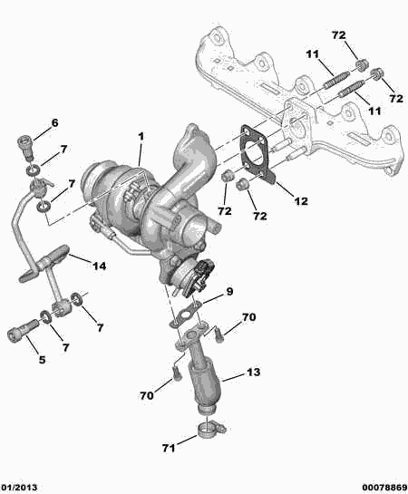 FORD 0375 Q9 - Kit montaggio, Compressore www.autoricambit.com