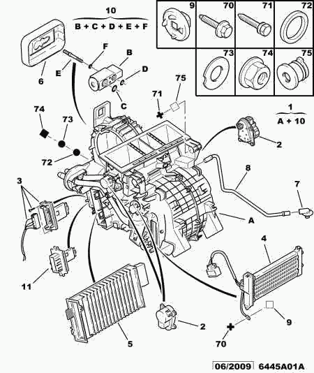 CITROËN/PEUGEOT 6441 L2 - Resistenza, Ventilatore abitacolo www.autoricambit.com