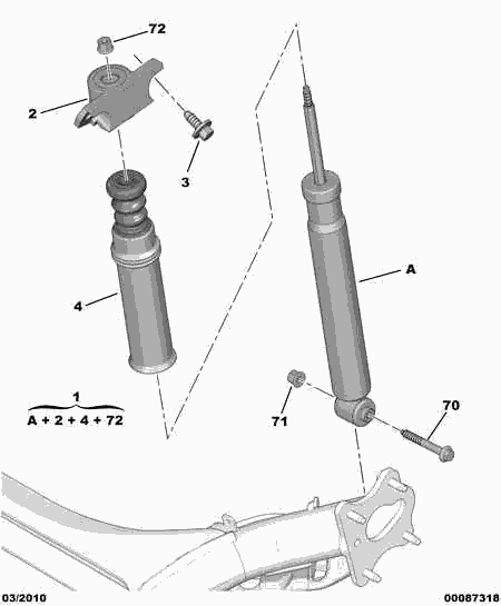 CITROËN 5142.48 - Supporto ammortizzatore a molla www.autoricambit.com