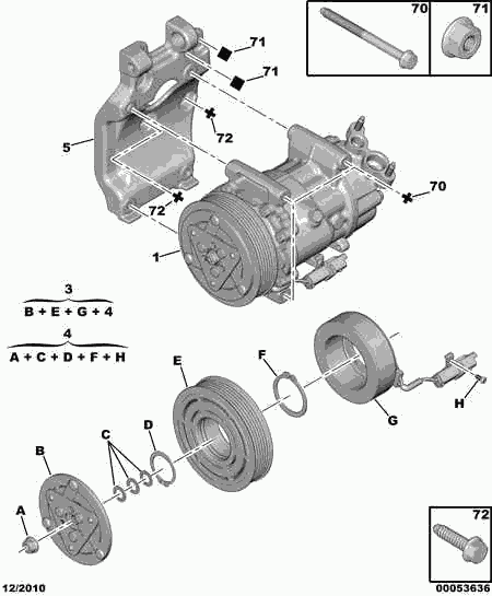 PEUGEOT 6453.QG - Compressore, Climatizzatore www.autoricambit.com