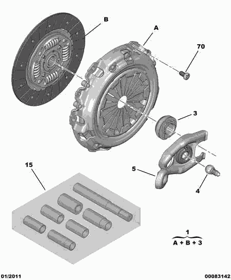 DS 2053 01 - Kit frizione www.autoricambit.com