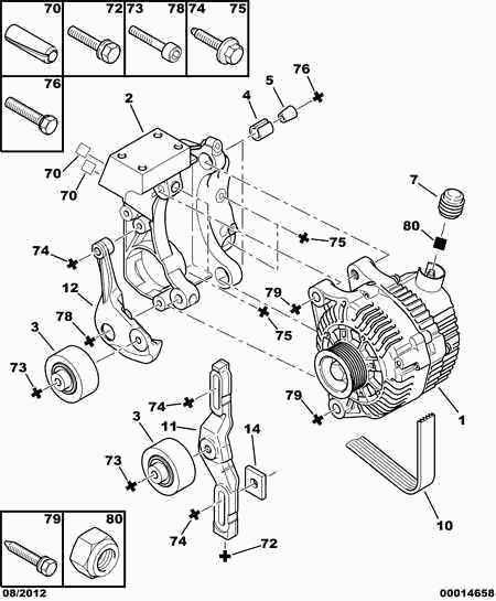 PEUGEOT 5705 AN - Alternatore www.autoricambit.com