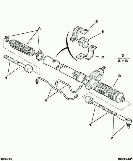 TOYOTA 4006 22 - Kit soffietto, Sterzo www.autoricambit.com