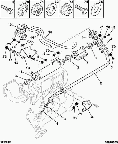 PEUGEOT 0355.63 - Perno filettato, Compressore www.autoricambit.com