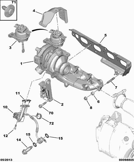 DS 98 009 431 80 - EXHAUST MANIFOLD GASKET www.autoricambit.com